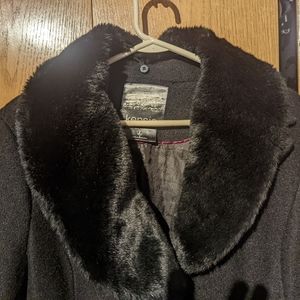 Kensie black coat